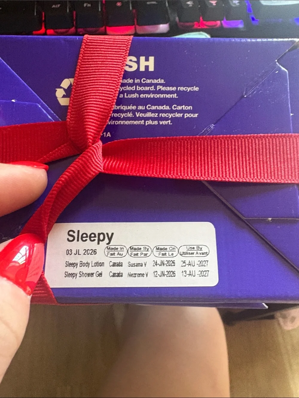 Lush Sleepy Gift